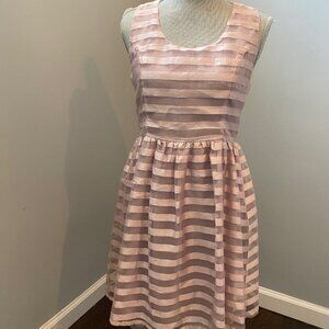 Ya Los Angeles Rose Gold Fancy sleeveless dress